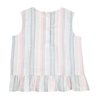 Carter's Toddler Girls Scoop Neck Sleeveless T-Shirt