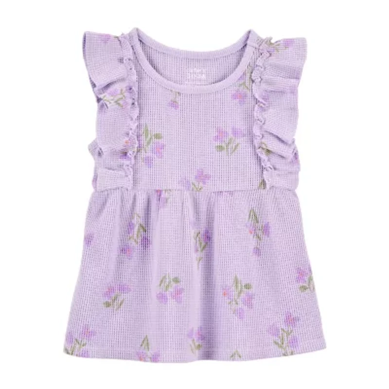 Carter's Toddler Girls Scoop Neck Sleeveless Peplum Top