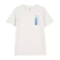 Carter's Little & Big Kid Boys Crew Neck Short Sleeve Regular Fit Graphic T-Shirt