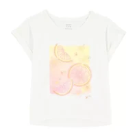 Carter's Little & Big Kid Girls Scoop Neck Short Sleeve Regular Fit Graphic T-Shirt