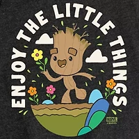 Disney Collection Groot Little & Big Kid Girls Crew Neck Short Sleeve Spiderman Graphic T-Shirt