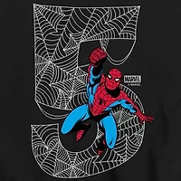 Disney Collection Little & Big Kid Boys Crew Neck Short Sleeve Spiderman Graphic T-Shirt