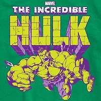 Disney Collection Little & Big Kid Boys Crew Neck Short Sleeve Hulk Graphic T-Shirt