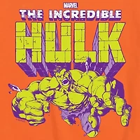 Disney Collection Little & Big Kid Boys Crew Neck Short Sleeve Hulk Graphic T-Shirt