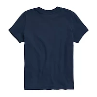 Disney Collection Little & Big Kid Boys Crew Neck Short Sleeve Captain America Marvel Graphic T-Shirt