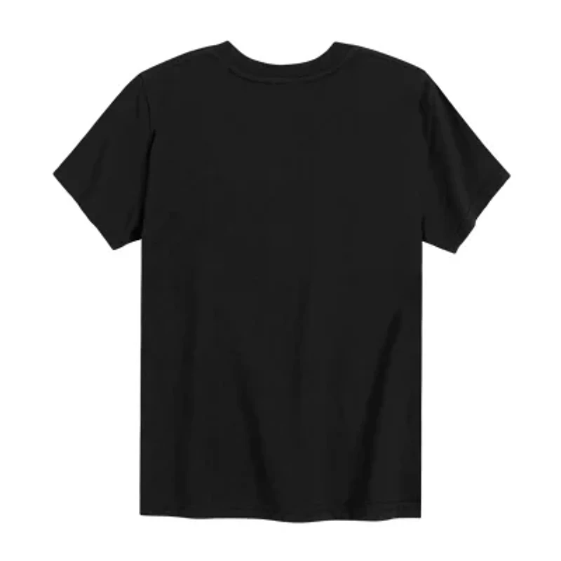 Disney Collection Falcon Brave New World Little & Big Kid Boys Crew Neck Short Sleeve Captain America Marvel Graphic T-Shirt