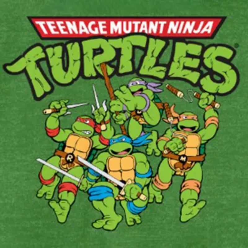 Mens Short Sleeve Teenage Mutant Ninja Turtles Graphic T-Shirt
