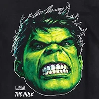 Mens Short Sleeve Hulk  Marvel Graphic T-Shirt
