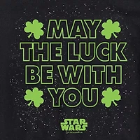 Mens Short Sleeve St. Patrick's Day Star Wars Graphic T-Shirt