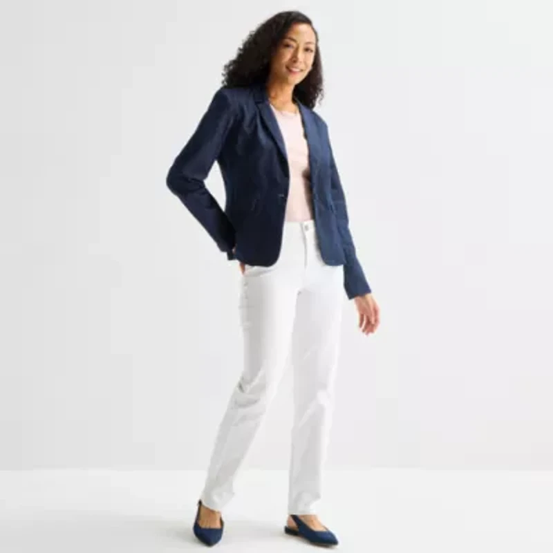 Liz Claiborne Womens Tall Regular Fit Blazer