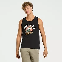 Hurley Mens Crew Neck Sleeveless Tank Top
