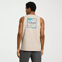 Hurley Mens Crew Neck Short Sleeve Tank Top
