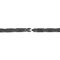 Mens Stainless Steel Solid 8 1/2 Inch Link Bracelet