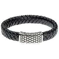 Mens Stainless Steel Wrap Bracelet