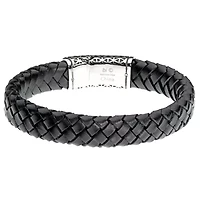 Mens Stainless Steel Wrap Bracelet