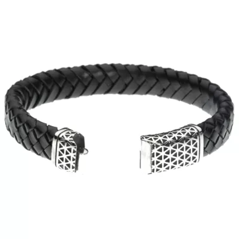 Mens Stainless Steel Wrap Bracelet