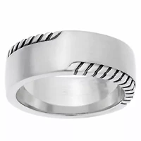 Mens 8MM Stainless Steel Band