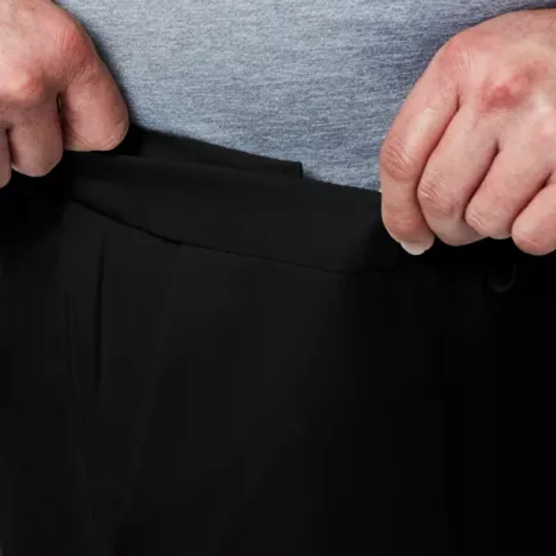 Haggar Premium Comfort Expandable Waist Mens Classic Fit Big and Tall Dress Flat Front Pant