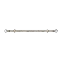 Metallo ¾in Adjustable Curtain Rod with Ilana Finial