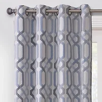 Regal Home Walker Grommet Top Light-Filtering Single Curtain Panel