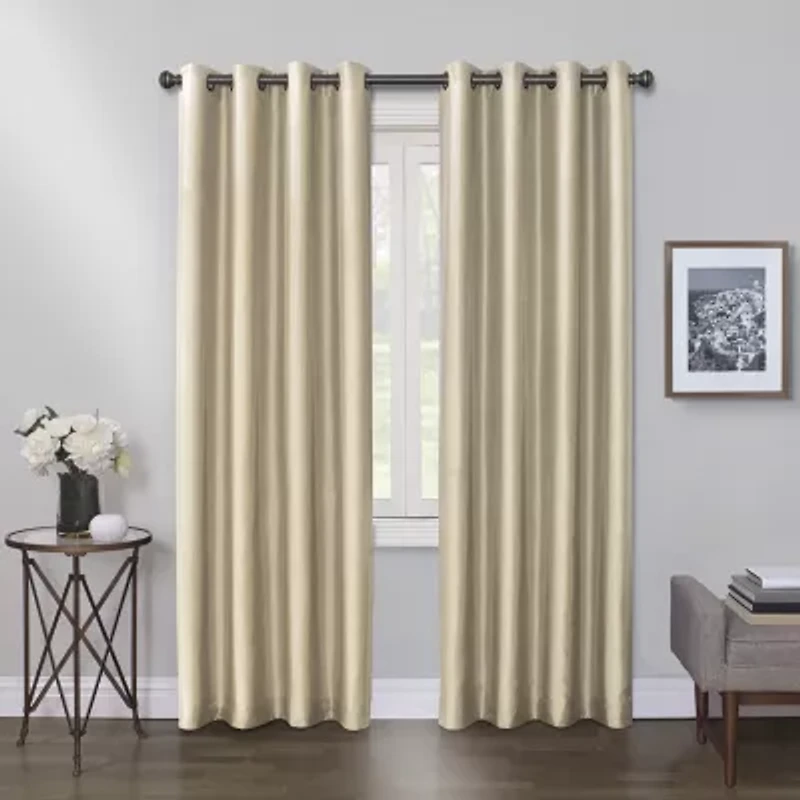 Max Blackout Mystique Grommet Top 100% Single Curtain Panel