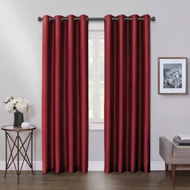 Max Blackout Mystique Grommet Top 100% Single Curtain Panel