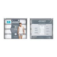 Jockey Cool + Durable Mens Scoop Neck Sleeveless 4 Pack Tank