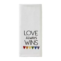 Saturday Knight Love Always Wins 2-pc. Hand Towel