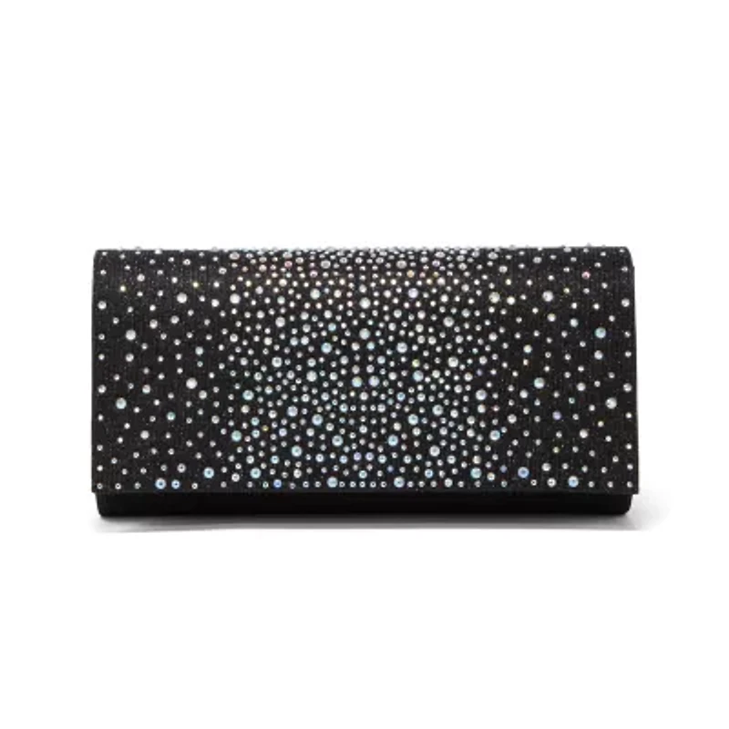 Gunne Sax by Jessica McClintock Chloe Scattered Stones Clutch Evening Bag