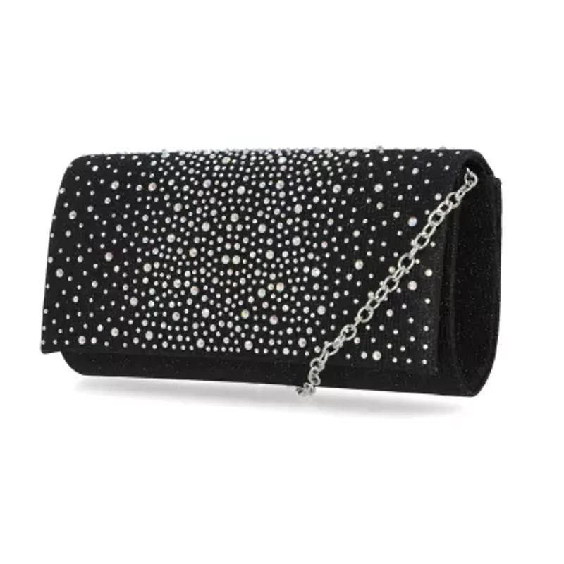 Gunne Sax by Jessica McClintock Chloe Scattered Stones Clutch Evening Bag