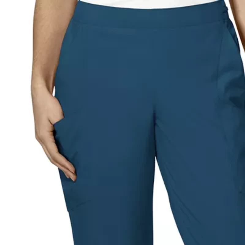 Wink® W123 Flat Front Cargo Pocket Womens Moisture Wicking Wrinkle Resistant Quick Dry Scrub Pant