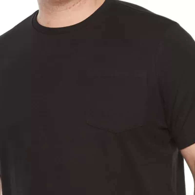 The Foundry Big & Tall Supply Co. Mens Crew Neck Short Sleeve Pocket T-Shirt
