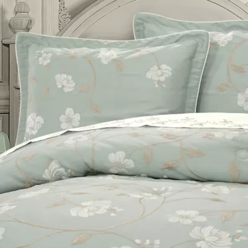 Royal Court Spring Garden 4-pc. Floral Extra Weight Comforter Set