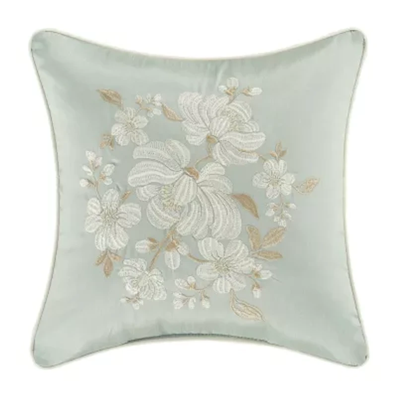 Royal Court Spring Garden Square Throw Pillow