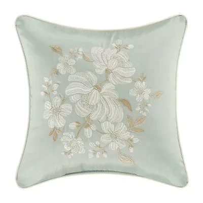 Royal Court Spring Garden Square Throw Pillow