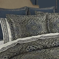 Queen Street Wallace Blue 4-pc. Jacquard Extra Weight Comforter Set
