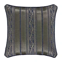Queen Street Wallace Blue Square Throw Pillow