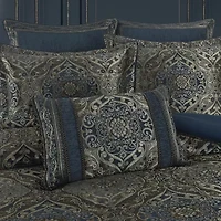 Queen Street Wallace Blue Rectangular Throw Pillow