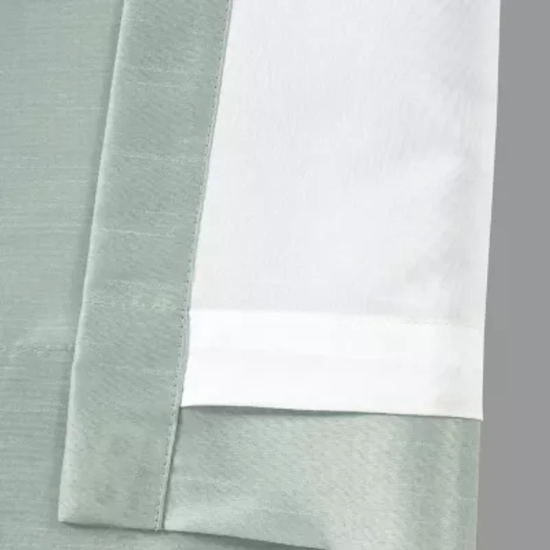 Royal Court Sring Garden Rod Pocket Light-Filtering Set of 2 Curtain Panel