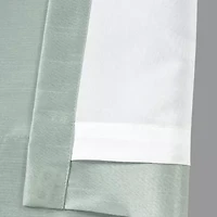 Royal Court Sring Garden Rod Pocket Light-Filtering Set of 2 Curtain Panel