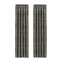 Queen Street Wallace Rod Pocket Light-Filtering Set of 2 Curtain Panel