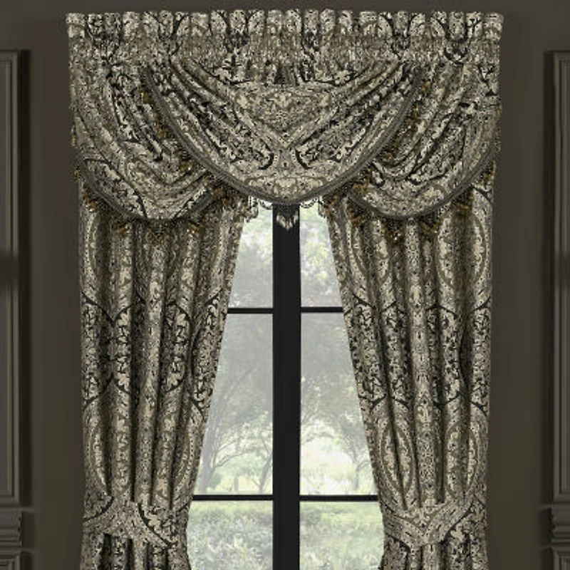 Queen Street Terra Rod Pocket Waterfall Valance