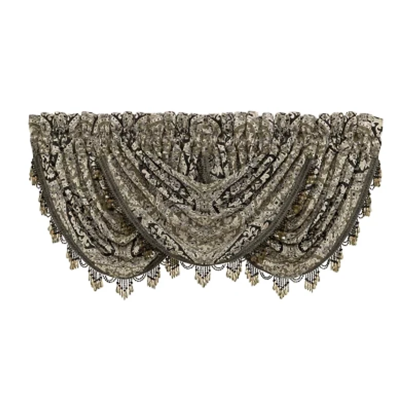 Queen Street Terra Rod Pocket Waterfall Valance