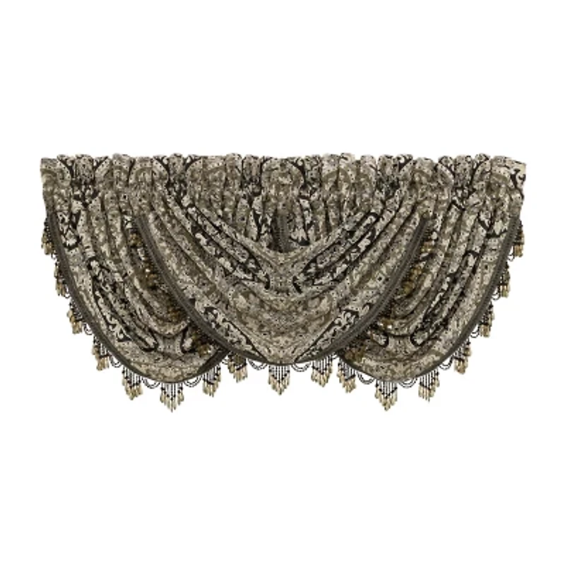 Queen Street Terra Rod Pocket Waterfall Valance
