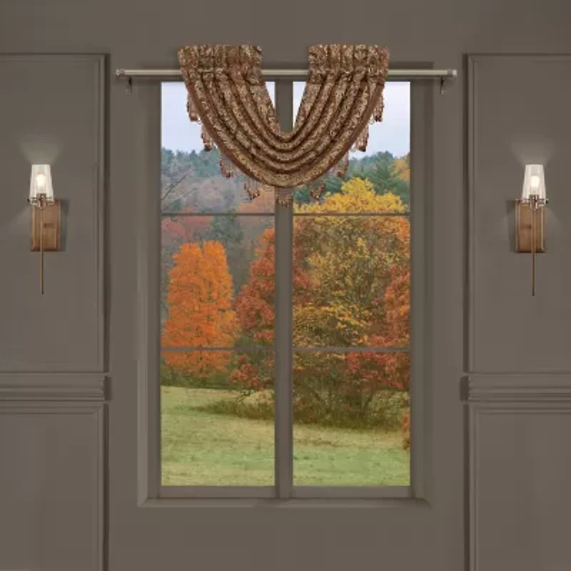 Queen Street Harvena Rod Pocket Waterfall Valance
