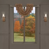 Queen Street Harvena Rod Pocket Waterfall Valance