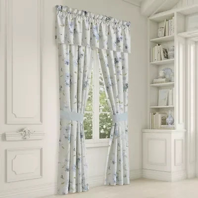 Queen Street Cecile Rod Pocket Light-Filtering Set of 2 Curtain Panel