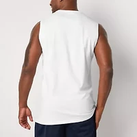 Xersion Cotton Mens Crew Neck Sleeveless Big and Tall Muscle T-Shirt
