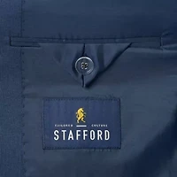 Stafford Birdseye Signature Coolmax All Season Mens Stretch Fabric Classic Fit Suit Jacket