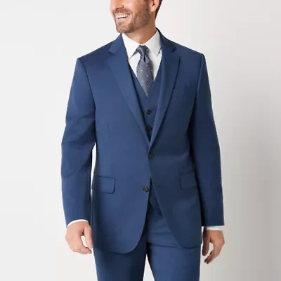 Stafford Birdseye Signature Coolmax All Season Mens Stretch Fabric Classic Fit Suit Jacket